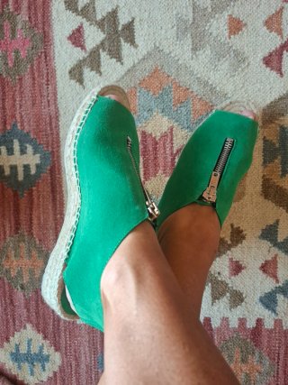 Alpargatas Bimba y Lola, verdes, 39