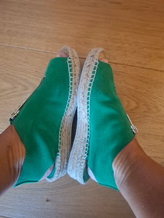 Alpargatas Bimba y Lola, verdes, 39
