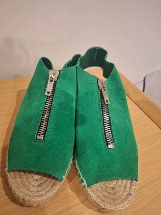 Alpargatas Bimba y Lola, verdes, 39