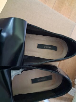 Zapatos vintage piel negros