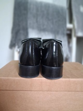 Zapatos vintage piel negros