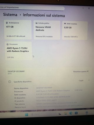 Lenovo Ryzen 5 7000 Series SSD 500GB
