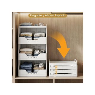 Carrello pieghevole DEANIC da cucina a 3 livelli