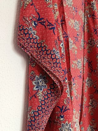 Kimono coral viscosa