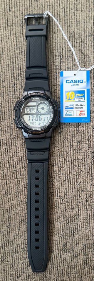 Reloj Digital Negro sin usar