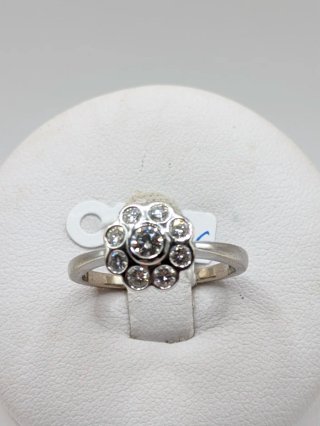 Anillo Oro 18k con Diamantes