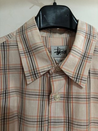 Camicia a quadri manica corta