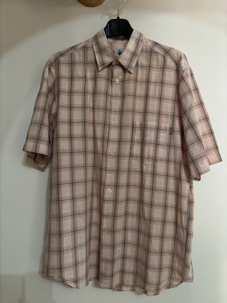 Camicia a quadri manica corta