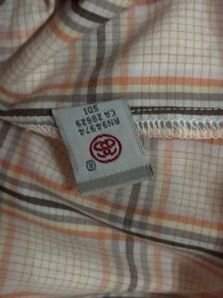 Camicia a quadri manica corta