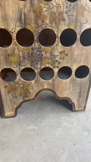Bodeguero Vintage Antiguo de Madera