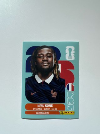 Cromo Manu Koné FIFA 2023 AS Roma