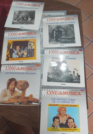 Lote 6 Vinilos Colección Cine & Música Salvat