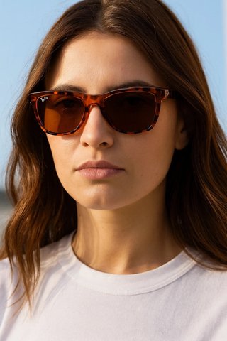 Gafas de sol havana marrón retro Steenbolk
