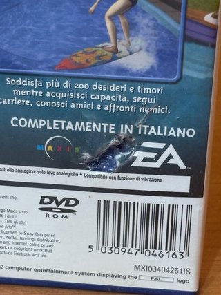 The Sims 2 PS2 PAL ITA