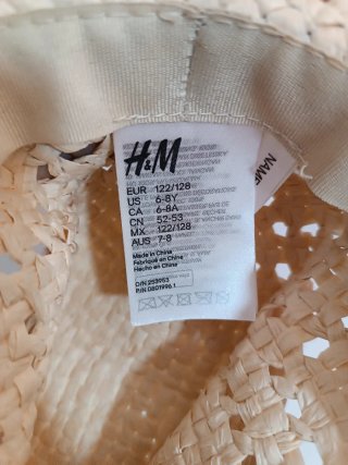 Sombrero infantil de verano beige