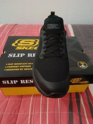 Skechers Work Slip Resistant Zapatos Negros