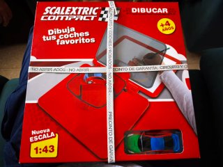 Scalextric Compact Dibucar +4 Años
