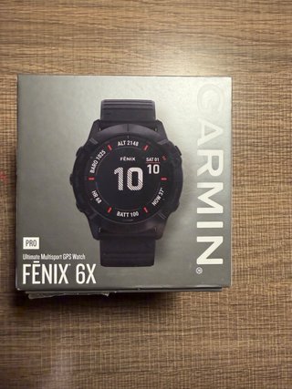 Reloj Garmin Fenix 6X Pro Negro/Plata