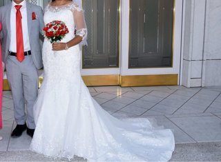 Vestido de Novia Blanco Sirena