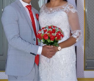 Vestido de Novia Blanco Sirena