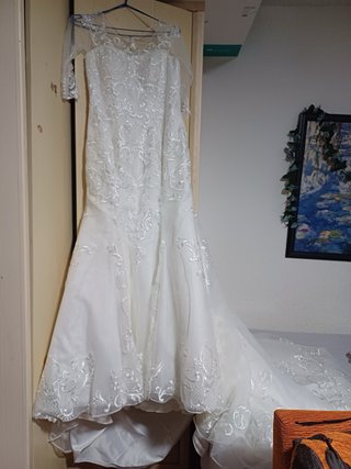 Vestido de Novia Blanco Sirena