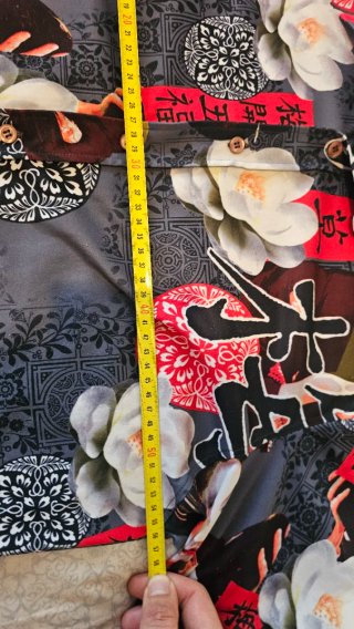 Camisa Estampada Geisha Japonesa Talla M