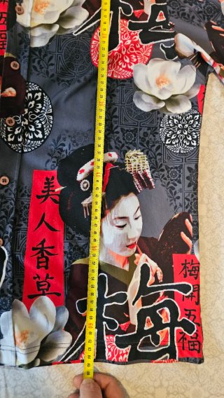 Camisa Estampada Geisha Japonesa Talla M