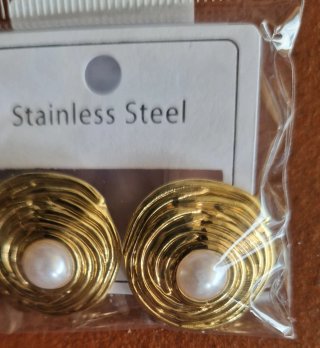 Orecchini donna oro con perla