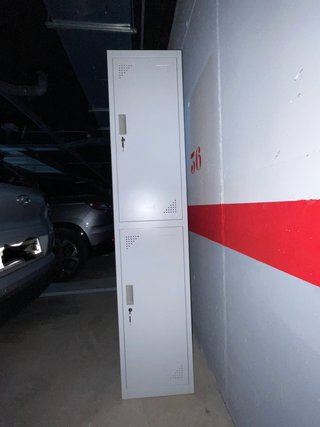 Taquilla metálica 2 puertas 1 cuerpo