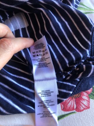 Body a righe 6/9 mesi 100% cotone