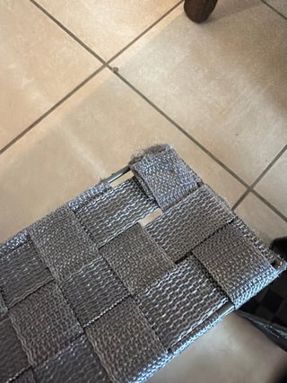 Cesti portaoggetti in tessuto intrecciato
