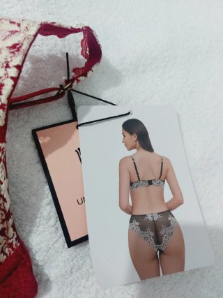Conjunto Lencería Encaje Burdeos 95C