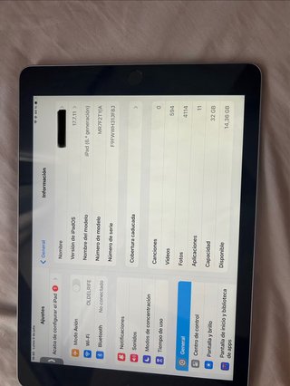 Apple iPad Plata de sexta generacion 6