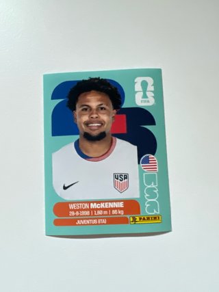 Cromo Weston McKennie USA FIFA Panini