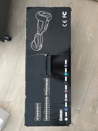 Hoverboard Smart Balance Wheel Negro Rayos