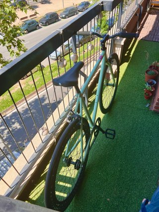 Bicicleta Fixie Verde