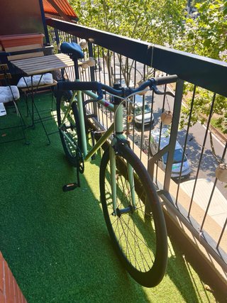 Bicicleta Fixie Verde