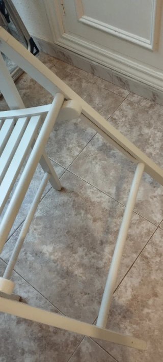 Silla plegable madera IKEA blanca