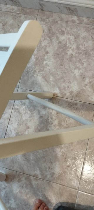 Silla plegable madera IKEA blanca