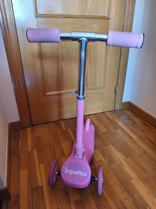 Patinete 3 Ruedas Juguettos Rosa