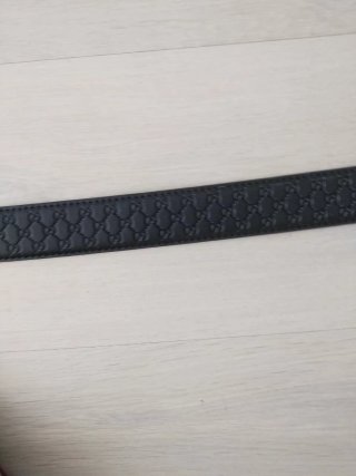 Cinturón Gucci Negro Hebilla Doble G