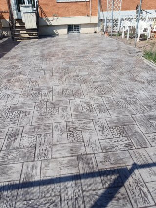 Hormigón impreso para exteriores