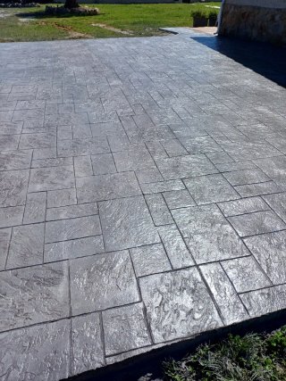 Hormigón impreso para exteriores