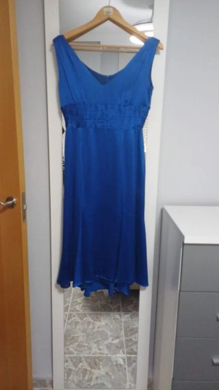 Vestido de fiesta azul