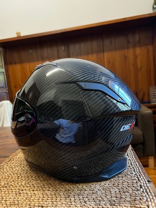 Casco Dexter Fibra Carbono Talla S