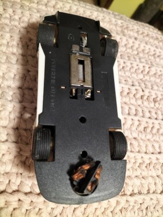 Coche Scalextric Porsche Mobil 1