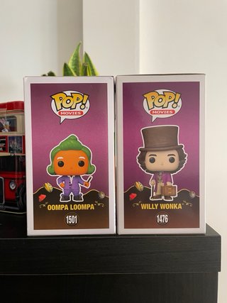 Funko Pop! Willy Wonka 1476 y Oompa Loompa 1501