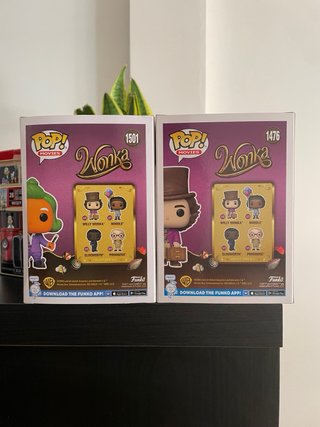 Funko Pop! Willy Wonka 1476 y Oompa Loompa 1501