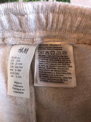 Pantaloncini neonato 3 mesi