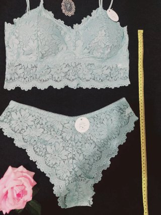 Conjunto Lencería Encaje Talla XL